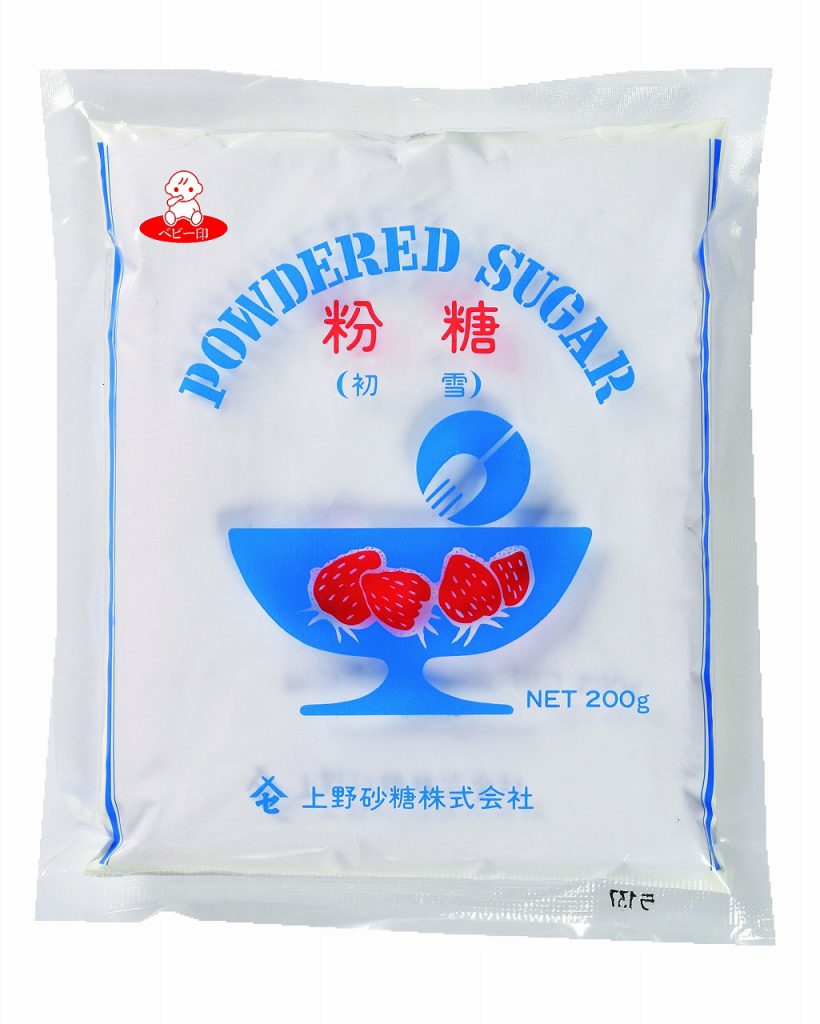 粉糖 初雪 200g | 商品一覧, 家庭用 黒糖(黒砂糖)、お砂糖の上野砂糖株式会社